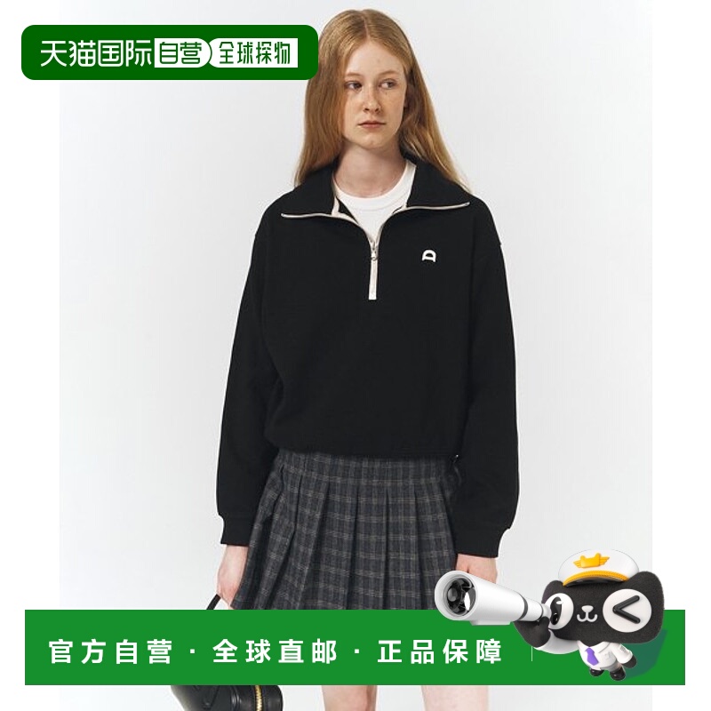 韩国直邮Dunst2023秋冬新品中性风衬衫女款经典卫衣UDTS3C107BK