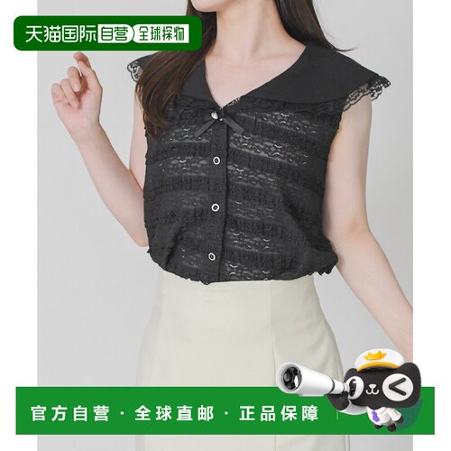 日本直邮31 Sons de mode 女士 航海风领结衬衫 TT658130