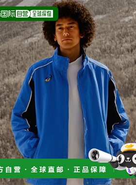 【日本直邮】Asics亚瑟士男士训练服夹克蓝色时尚舒适2031A233