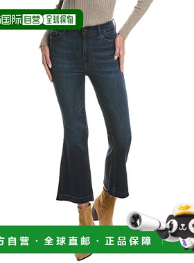 自营DL1961 Bridget Boot 深靛蓝发布高腰 Instasculpt 短款牛仔
