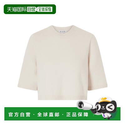 1h可退 香港直邮ALAIA 女士针织衫 AA9G0139K264D054 AW2026 白色