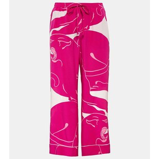 美洲豹双绉长裤 潮奢 女士 华伦天奴 000276 Valentino