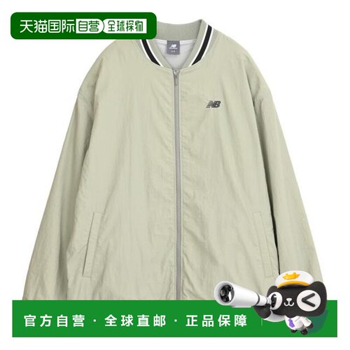 日本直邮New Balance 绒毛里衬网眼面料篮球用棒球夹克 [AMJ55632