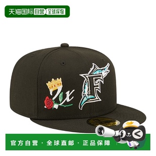 59Fifty MLB 佛罗里达马林鱼队 自营 Champs Era 黑色贴合 New