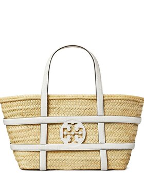 潮奢 Tory Burch 托里·伯奇 女士 ELLA 鳄鱼压纹草编篮 169398