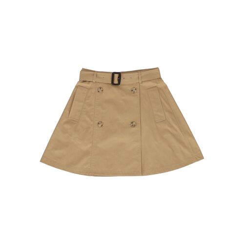 香港直邮BURBERRY 女童半身裙 8126201B9719 AW2026 浅棕色 KID G