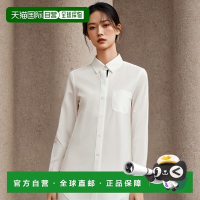 香港直邮THOM BROWNE 女士衬衫 FLL005E03113100 SS2025 白色