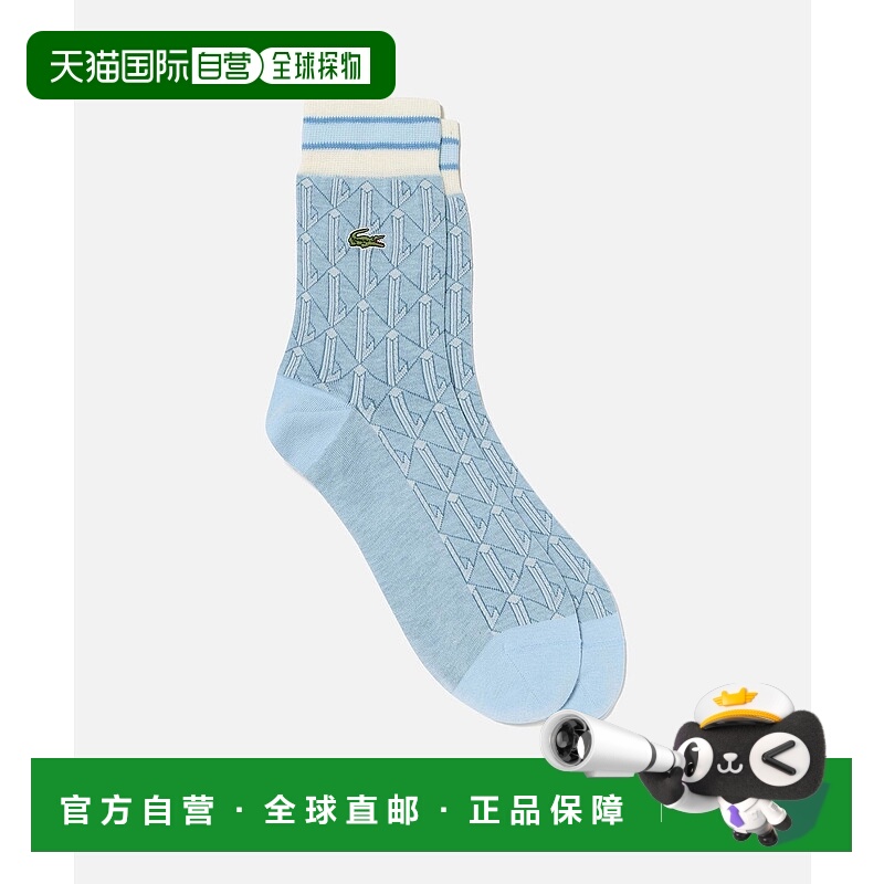 日本直邮LACOSTE Monogram Jacquard 袜子