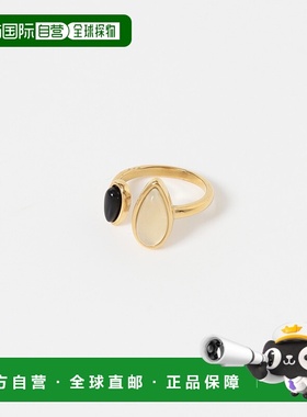 1h可退 日本直邮SMELLY 女士 防敏镀金树脂水滴石戒指 SMA62KF018