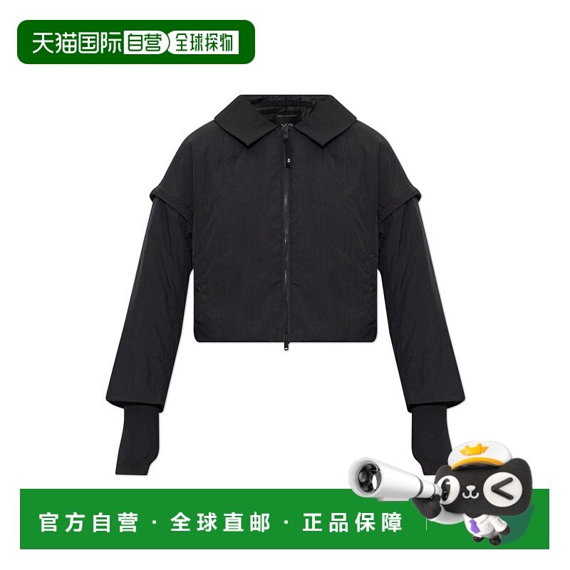 香港直邮Y-3 女士夹克 KB00400BLACK AW2025 黑色 Lightly insula