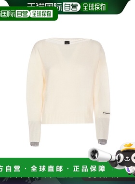 1h可退 香港直邮PINKO 女士针织毛衣 104467A277ZK1 AW2024 白色