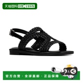 自营 美国奥莱直发 黑色 Donald Pliner赫克托凉鞋