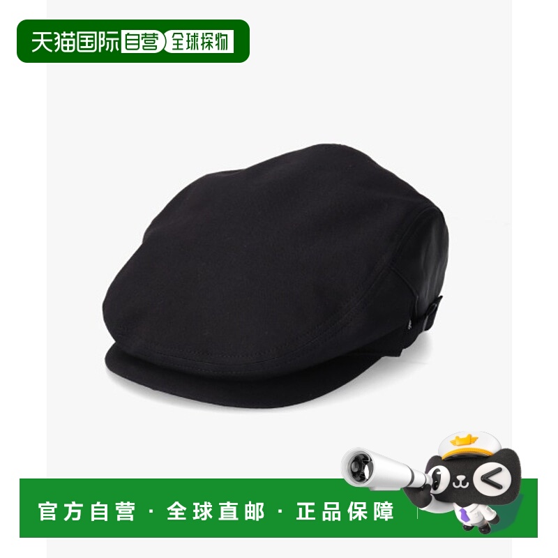 日本直邮AREth arth棉麻混合皮革拼接狩猎帽 舒适吸汗速干 适合送