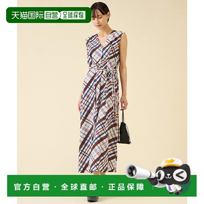 1h可退 日本直邮martinique 女士原创格纹连衣裙（可单穿可搭裤）