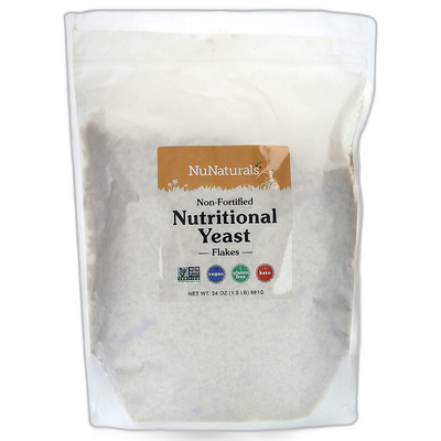 香港直邮NuNaturals,非加强型营养酵母片，24 盎司（680 克）