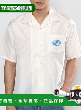 韩国直邮VISVIM 0124105011009 白色真丝短袖上衣