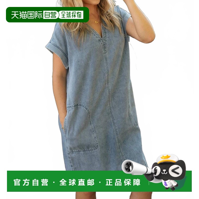 自营thread & supplyMargaret Dress In Kacey Wash - kacey wash