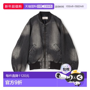 1h可退 日本直邮EDITION 女装 黑色丹宁 MA-1 外套 紧凑版型 3408