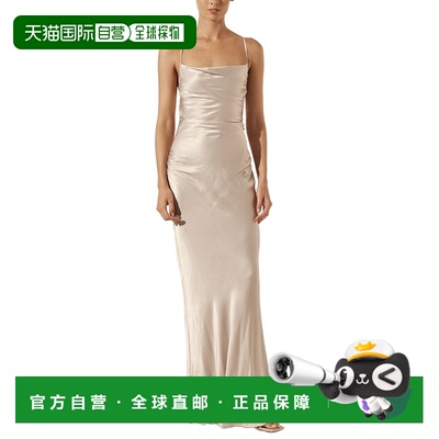 自营Shona Joy La Lune Lace Back Maxi Dress - grey 美国奥莱直