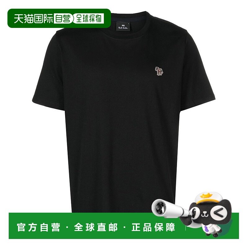 1h可退 香港直邮潮奢 Paul Smith 男士 By and Polos T恤黑色T恤