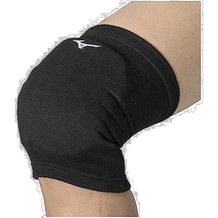 【日本直邮】美津浓膝支持器 黑色×白色 L 排球护膝