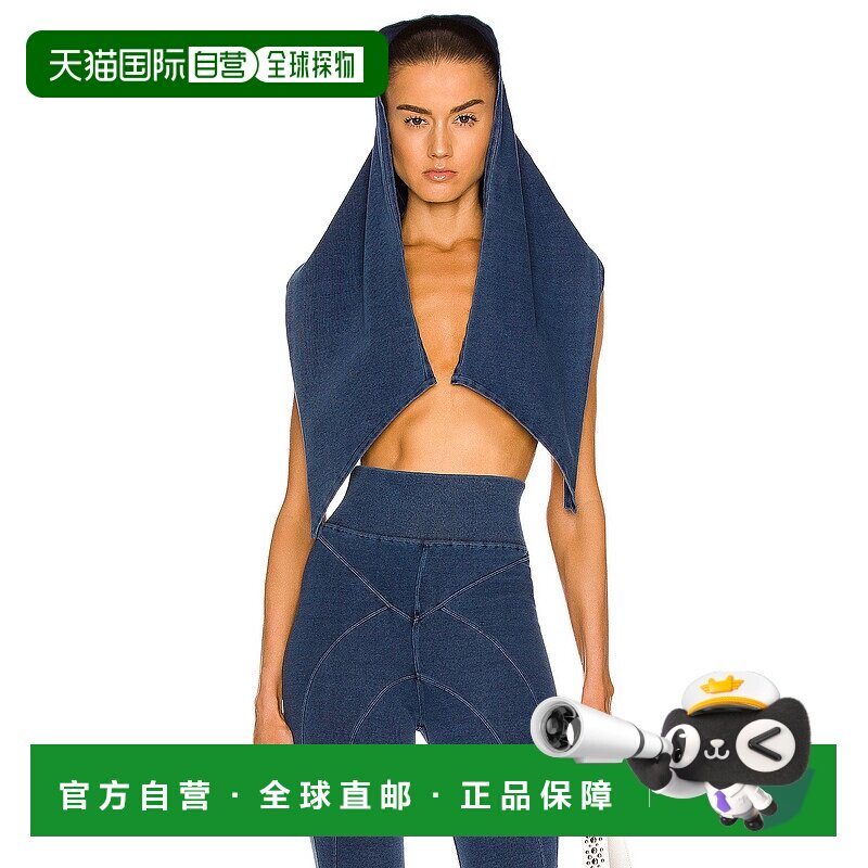 1h可退 香港直邮Alaia 女士 针织兜帽 AA9A10071M691 舒适时尚