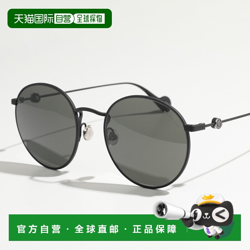 日本直邮MONCLER 太阳镜 ML0155K 男士圆形彩色镜片徽标眼镜眼镜