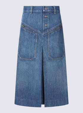 CHLOÉ 女士半身裙 CH25ADJ01251427 AW2025 蓝色