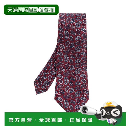 1h可退 香港直邮ETRO 男士领带 MASA0001AQ402S9865 SS2026 酒红