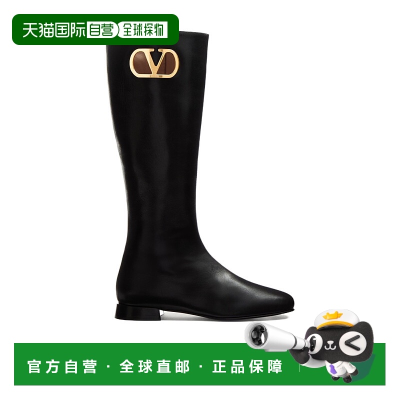 香港直邮Valentino 徽标长筒靴 WS0LI5DDT