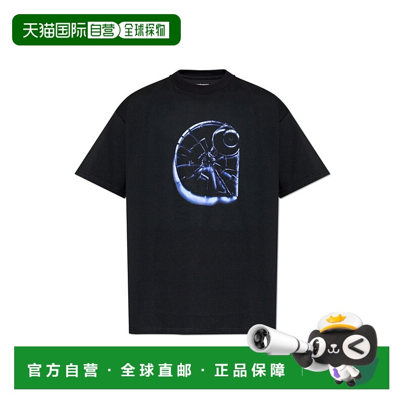 1h可退 香港直邮CARHARTT WIP 男士T恤 I036016089XX SS2026 黑色