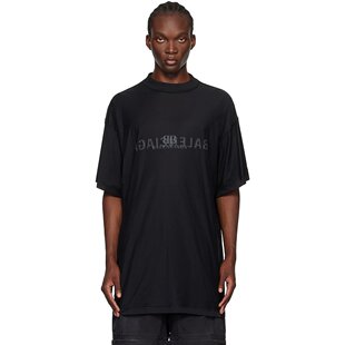 黑色 Inside Out Balenciaga 恤 男士 787358TQVJ4 巴黎世家