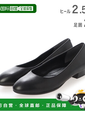 日本直邮ING 低跟黑色高跟鞋（黑色）女鞋单鞋一脚蹬