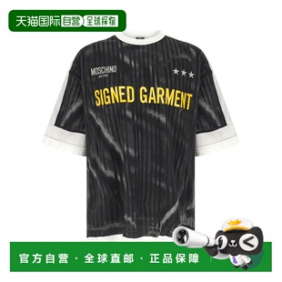 1h可退 香港直邮Moschino 莫斯奇诺 男士 Trompe Loeil 印花圆领