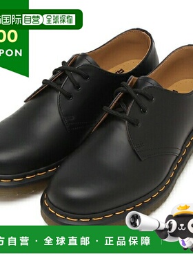 日本直邮Dr. Martens 乐福鞋牛津鞋 3 孔 Gibson 鞋黑色男士女士