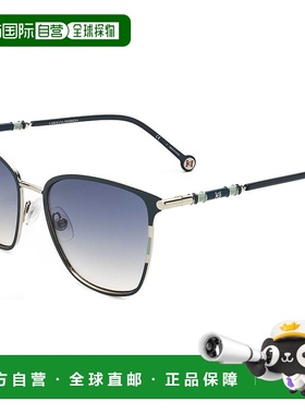 自营Carolina Herrera女式56毫米灰色太阳镜-金绿色 美国奥莱直发