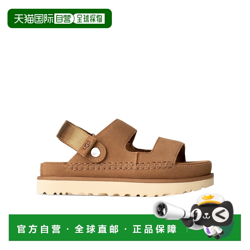 1h可退 香港直邮UGG 女士凉鞋 1167399CHE AW2024 棕色 圆头凉鞋