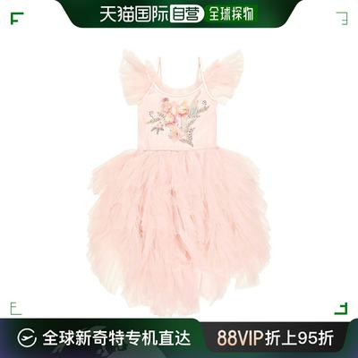 香港直邮潮奢 Tutu Du Monde 女童 tutu 玫瑰花连衣裙童装 004333