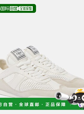香港直邮Chloe 蔻依 女士 Kick 皮质低帮运动鞋 white白色 舒适时