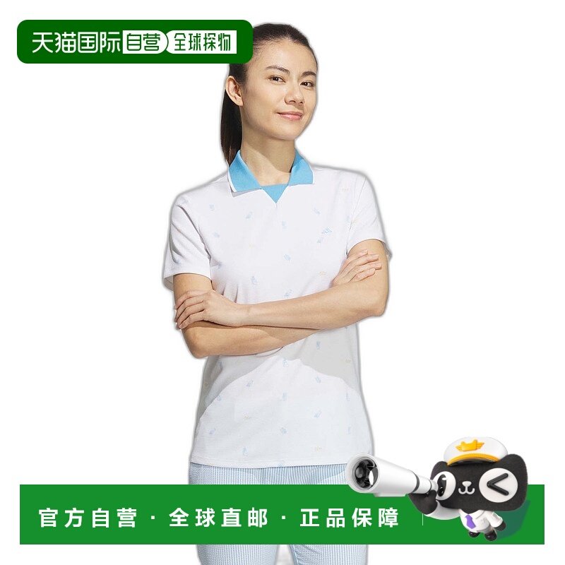 日本直邮adidas女士高规格吸汗高尔夫Polo衫 IKK56阿迪达斯针织,运动服/休闲服装,运动POLO衫,淘宝优惠券,粉丝福利购,淘宝优惠卷