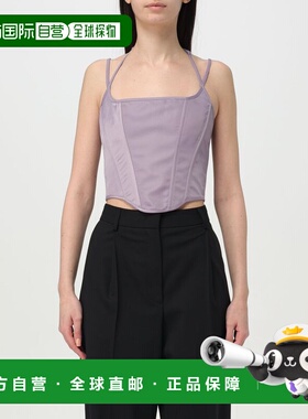 香港直邮PINKO 女士背心吊带 104851A2DLY63 SS2025 紫色 PINKO C