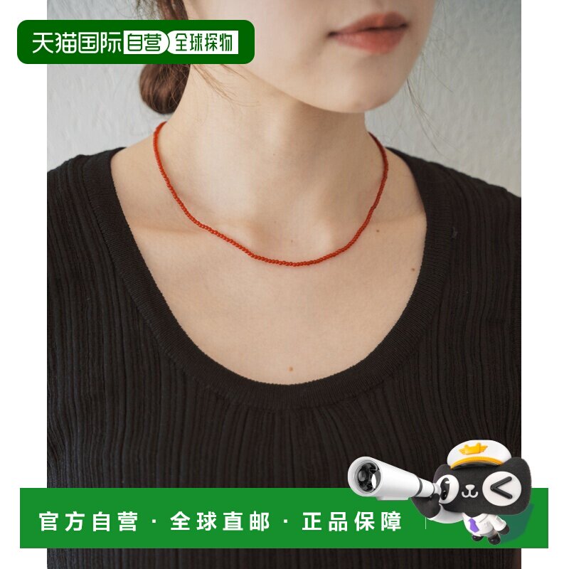 1h可退 日本直邮SHENERY 女士 2mm玻璃珠项链 SNZ1061411A0007