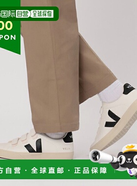 日本直邮Veja 运动鞋 Recife 徽标白黑色男士女士中性 VEJA RC050