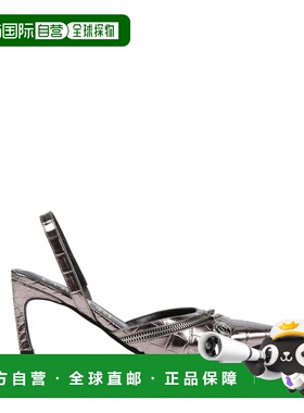 1h可退 香港直邮versace 范思哲 女士 浅口鞋 metal金属色 舒适时