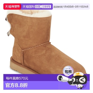 欧洲直邮UGG 女鞋 秋冬 靴子 MINI BAILEY II BOW雪地靴女靴