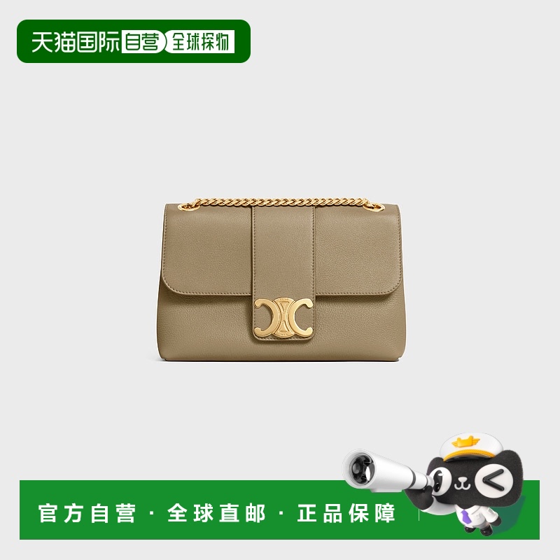 欧洲直邮CELINE（思琳）女士 中号 VICTOIRE 柔软小牛皮手袋