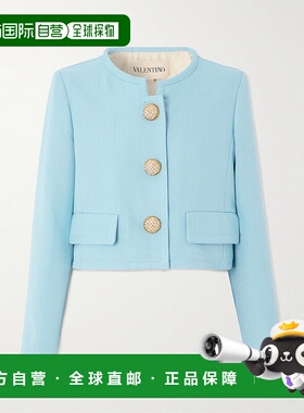 香港直邮Valentino 华伦天奴 女士 BLUISH 蓝色夹克 7B3CE4K098T