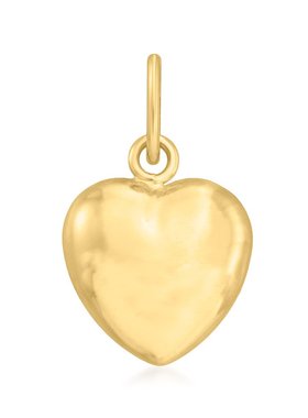 【美国奥莱】直发 Ross-Simons 14kt 黄金心形吊坠 - 黄色