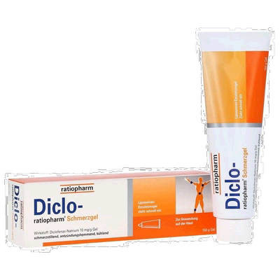 欧洲直邮德国药房DICLO止痛凝胶150g肌肉软组关节双氯芬酸二乙胺