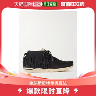 串珠精饰流苏绒面革沙漠靴 男士 Folk Shaman 香港直邮潮奢 Visvim